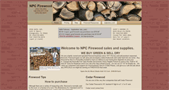 Desktop Screenshot of npcfirewood.com