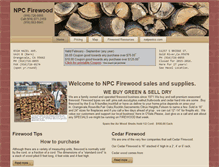 Tablet Screenshot of npcfirewood.com